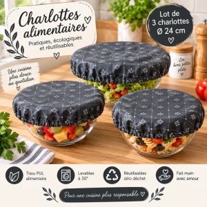 3 charlottes alimentaires