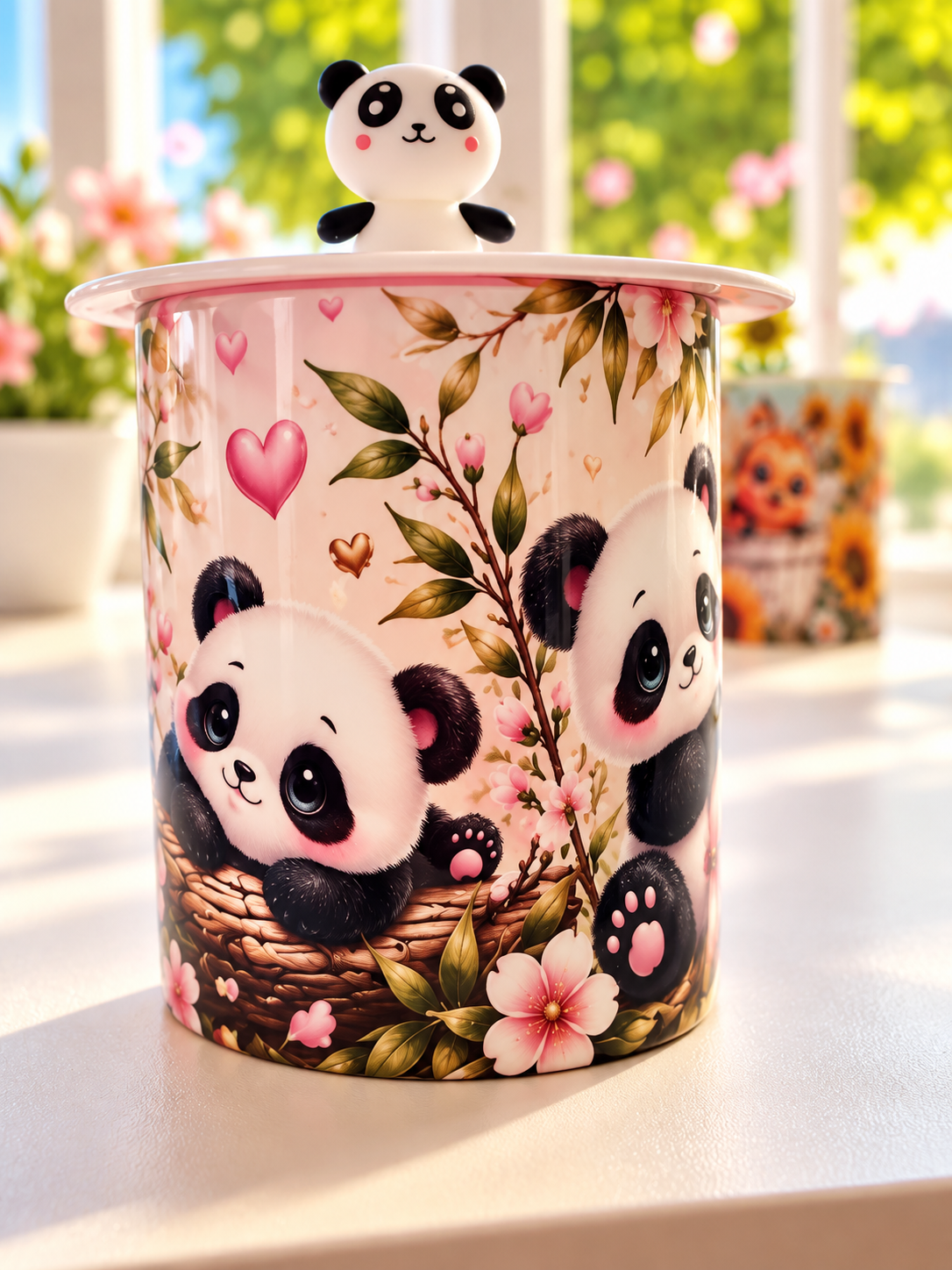 Tasse Panda – Tendresse fleurie 🐼🌸 – Image 2