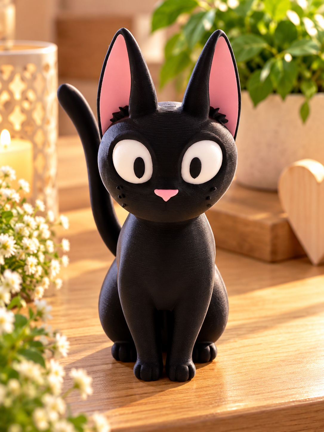 🐈⬛ Chat noir Kawaii – Figurine décorative – Image 2